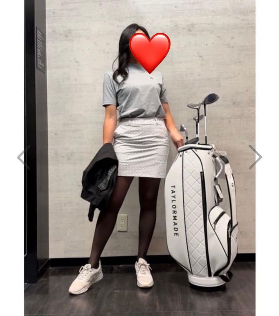 【TaylorMade】S 新品✨総柄ロゴスカート　インナー付スカート