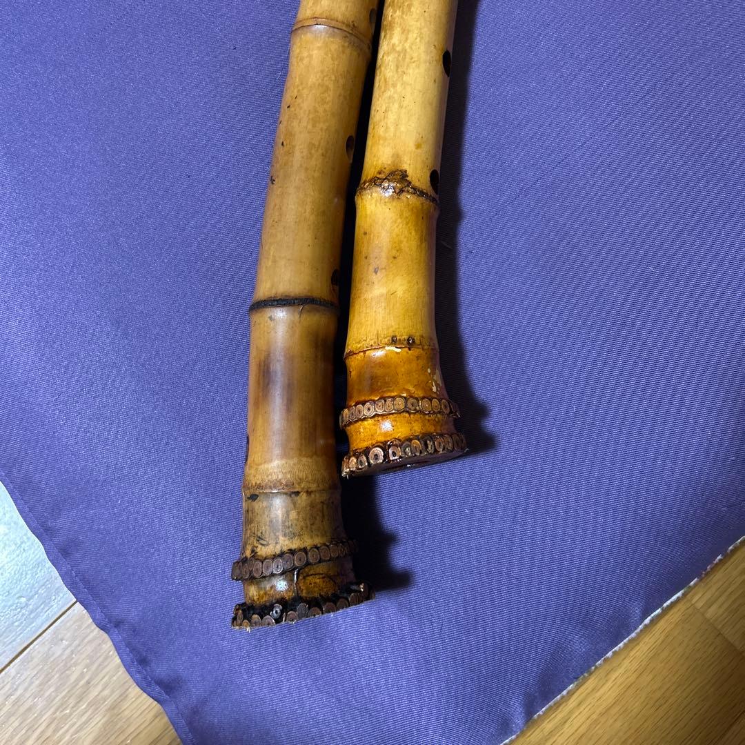 尺八本体 2本セット 竹製