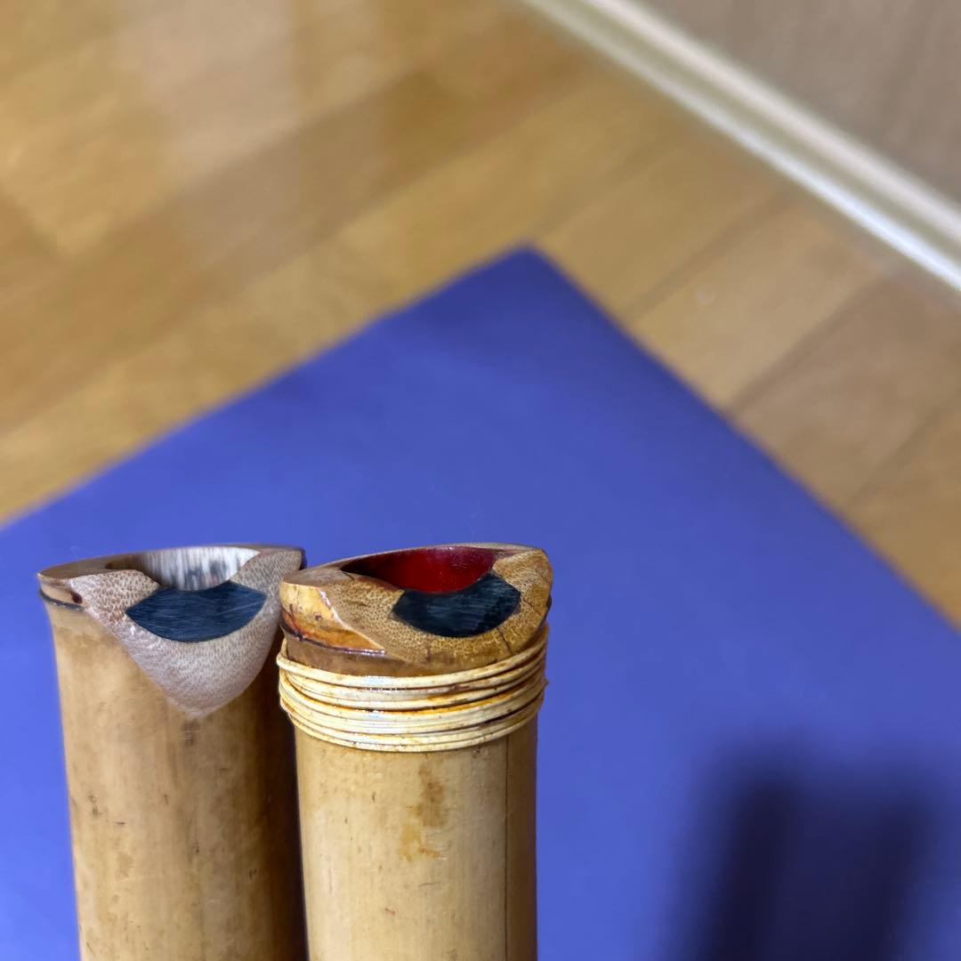 尺八本体 2本セット 竹製