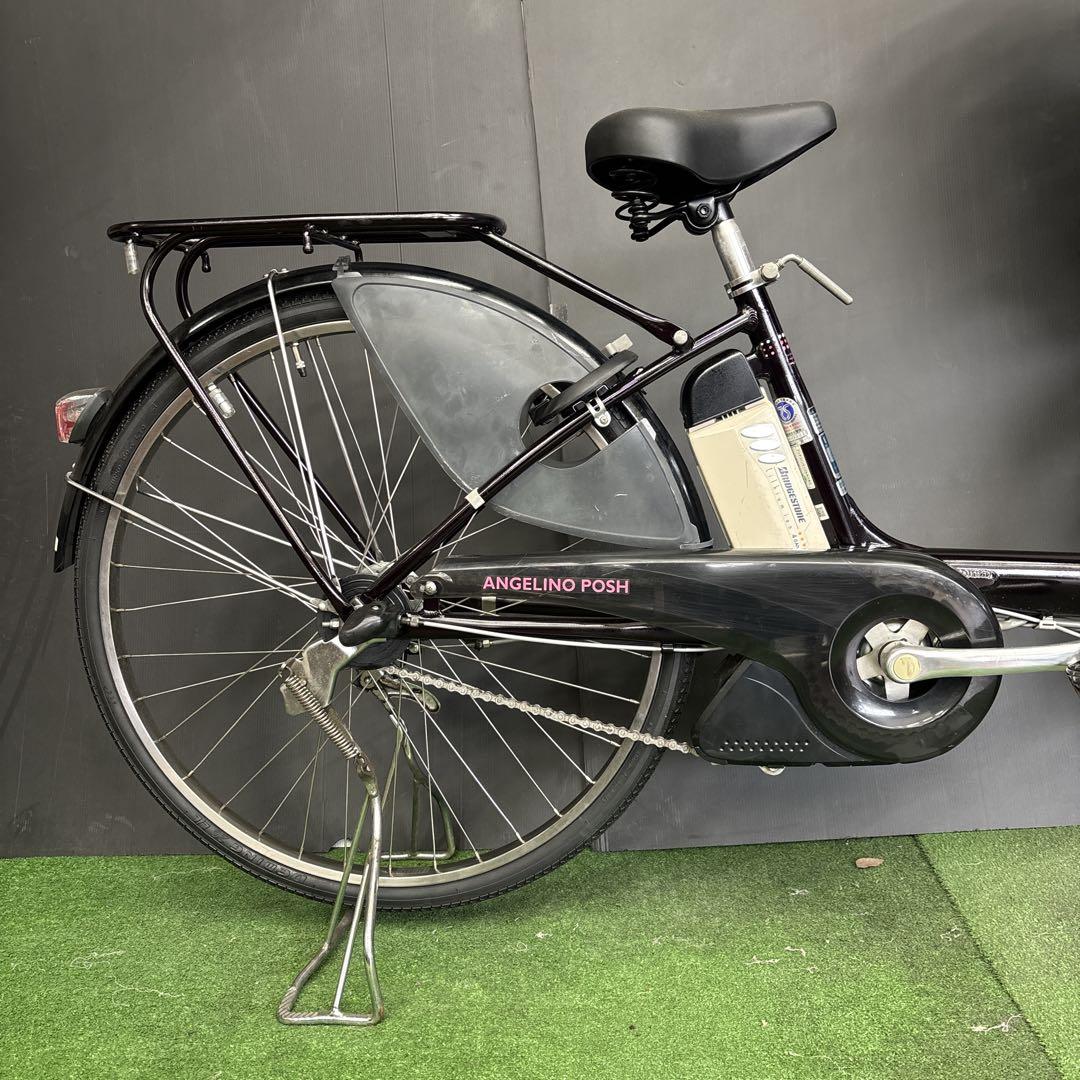 電動自転車 BS Angelino パープル 3人乗り対応　1★