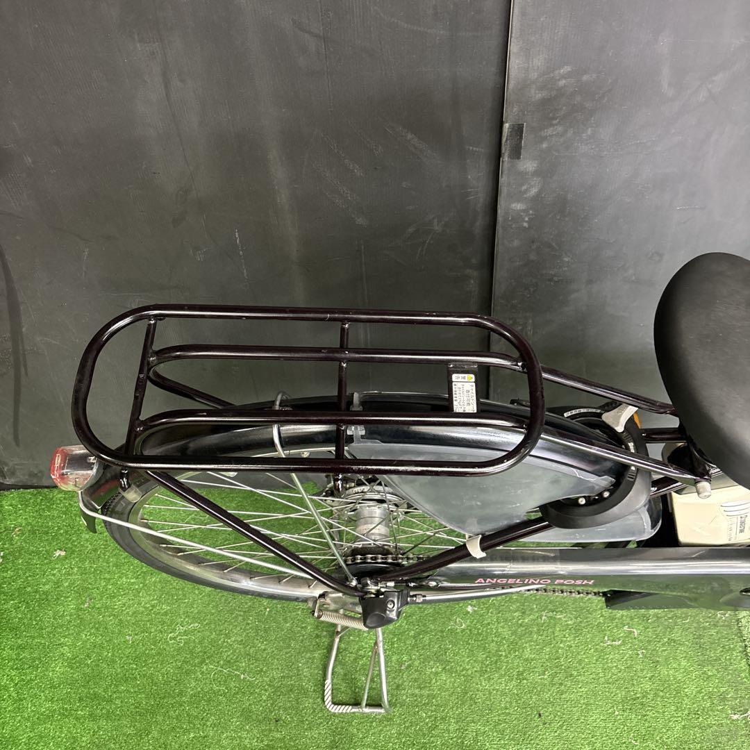 電動自転車 BS Angelino パープル 3人乗り対応　1★