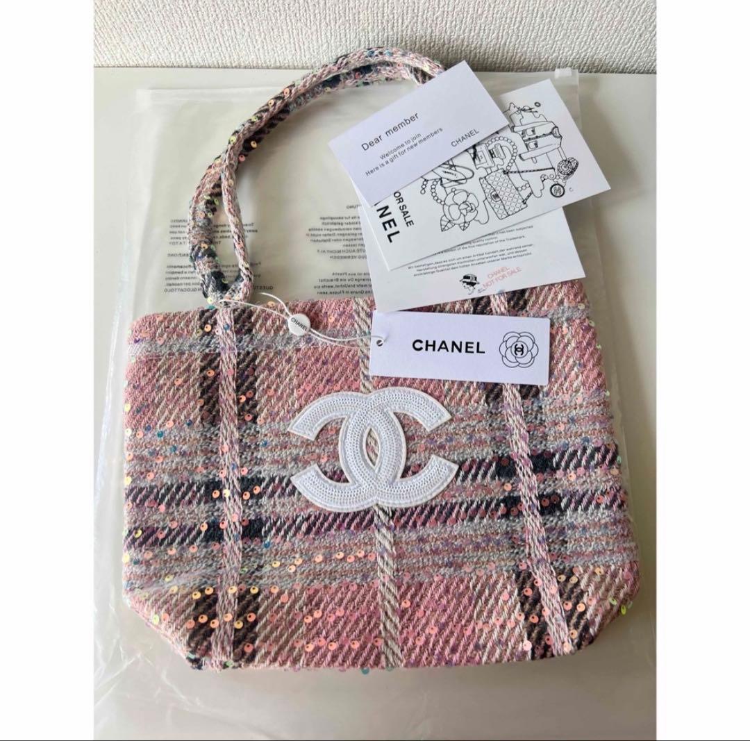 CHANEL トートバッグ ノベルティ　ショルダー　ピンク　残り1点　早い者勝ち