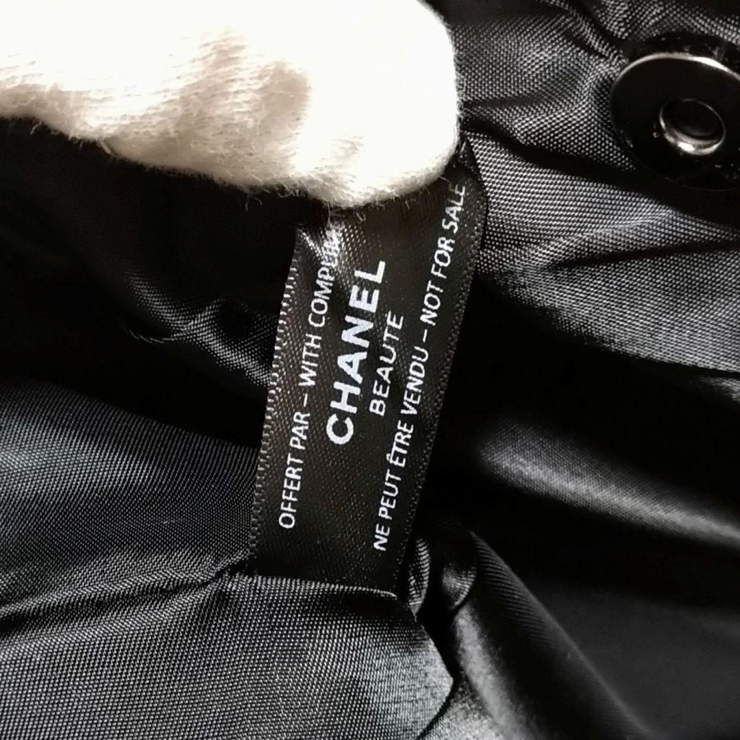 CHANEL ショッピングトート 美品 チェック柄 黒白 非売品 ハンド