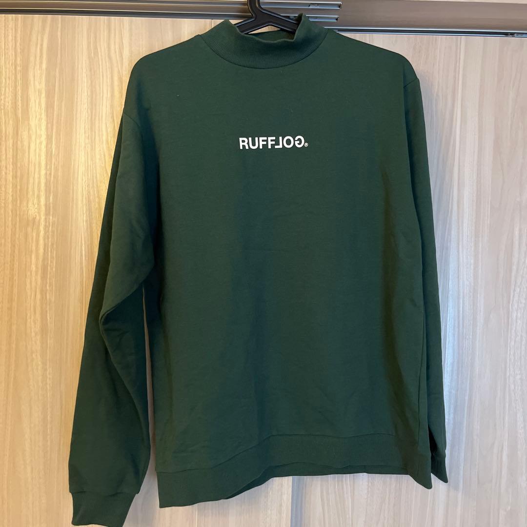RUFFJOO. RG LOGO L/S MOCK NECK S グリーン