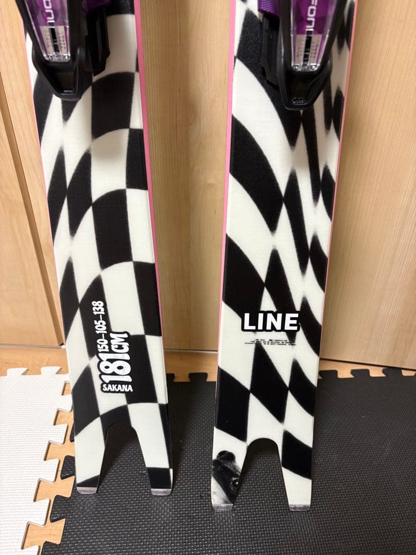 25-26 モデル　LINE SAKANA ライン　サカナ スキー　181cm