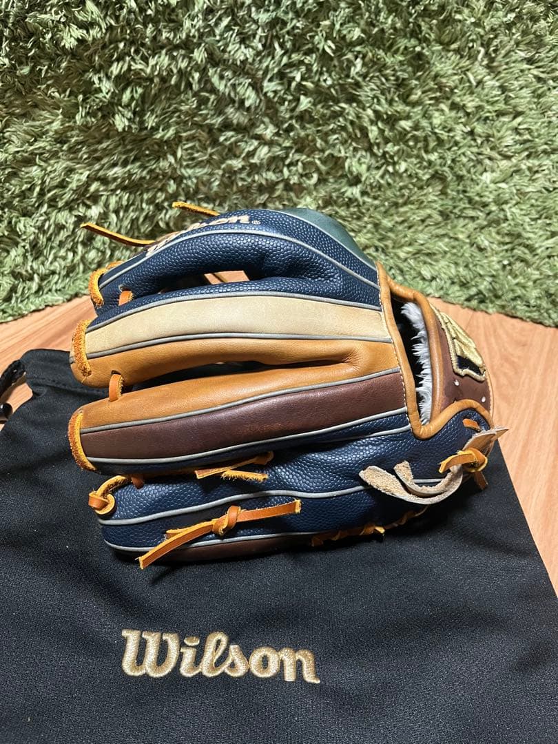 ウィルソン ワナビーヒーローデュアル 軟式内野手用86型 Dブラウンブロンド