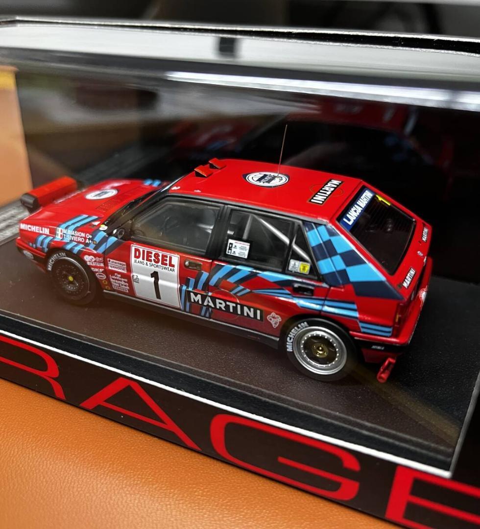 Web限定 hpi 1/43 ランチア デルタ 16V 1989 サンレモ
