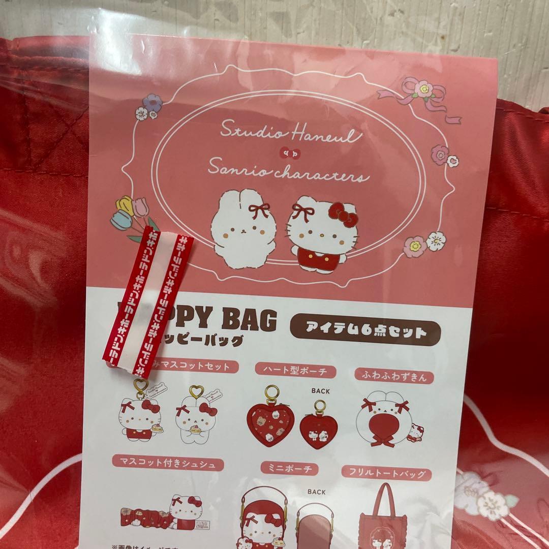 スタジオハヌル×サンリオキャラクターズ ハッピーバッグ　キティ&クロ2点‼️