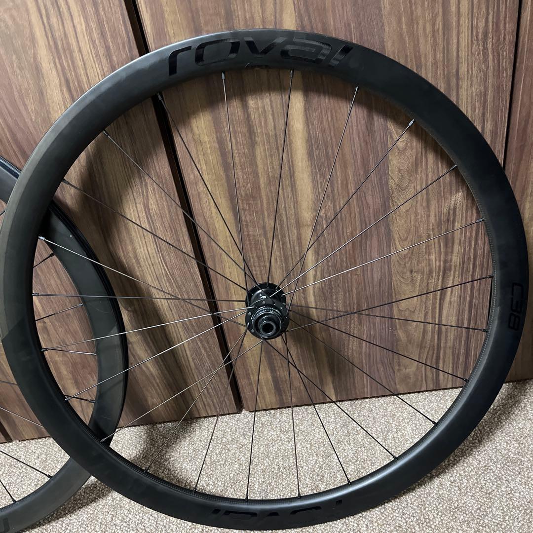 Roval C38 カーボンホイール 2個セット　100km未満
