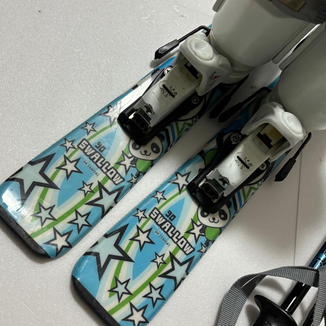 90cm SWALLOWジュニアスキーセット ブーツ234mm