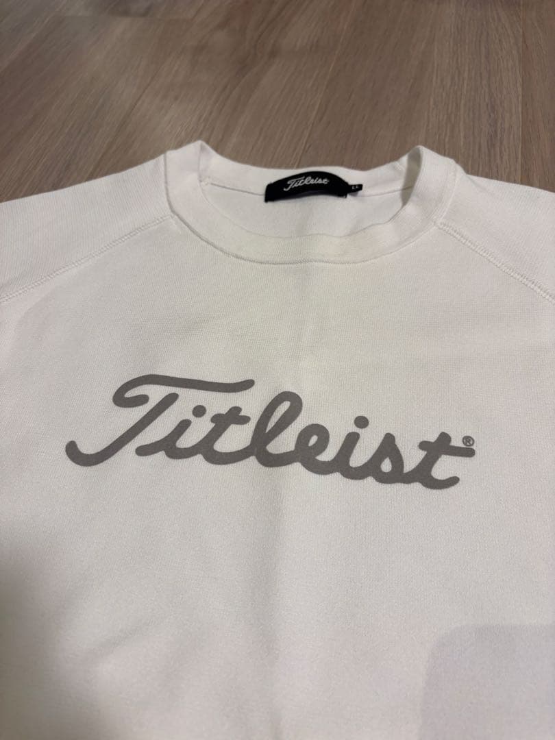 Titleist ホワイト クルーネック セーター LL