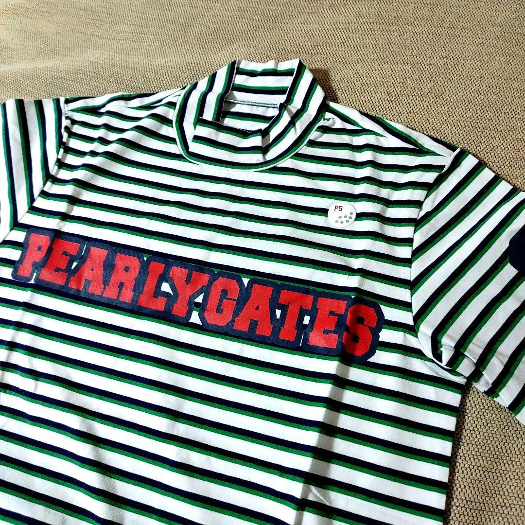 PEARLY GATES★パーリーゲイツモックネック★グリーン★4★新品タグ付き