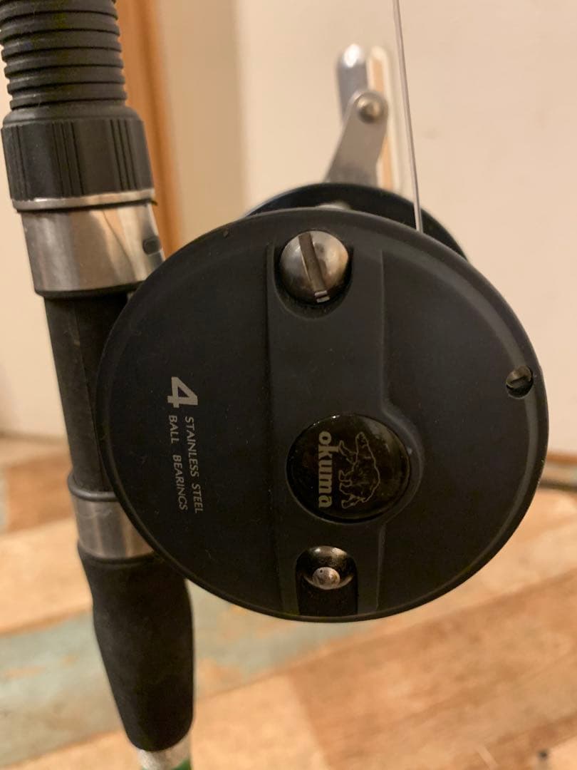 アマノ釣具Solidoffing 10-185 両軸リール　Okuma T15L