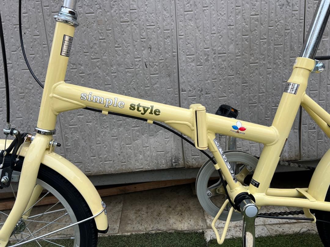 simple style 折りたたみ自転車 16インチ