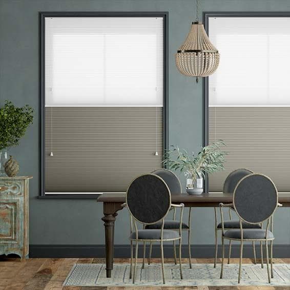 【値下げ】未使用　ハニカムシェード　ブラウングレー　64×97