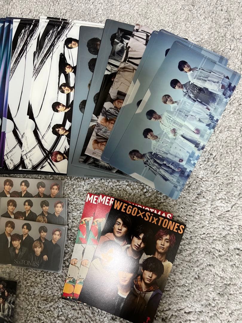 SixTONES CD 特典　クリアファイル　フレークシール