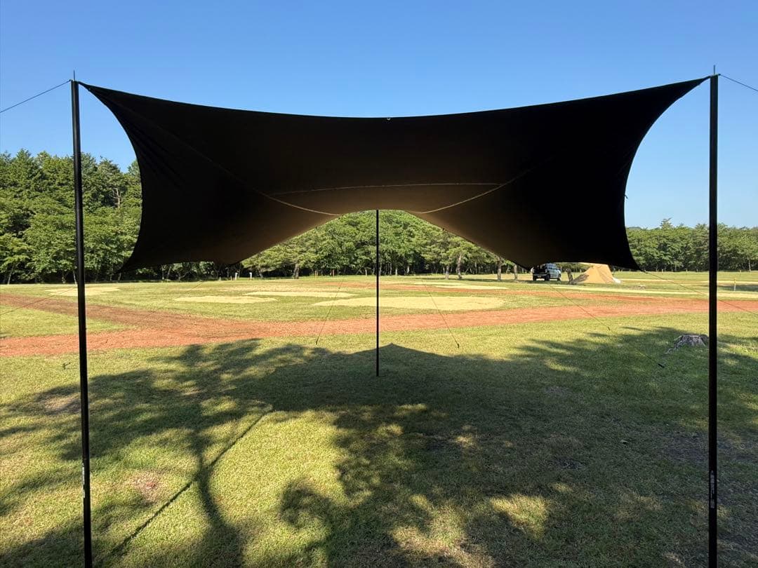 美品グラウンドカバー　Groundcover hexa tarp 7SIDES
