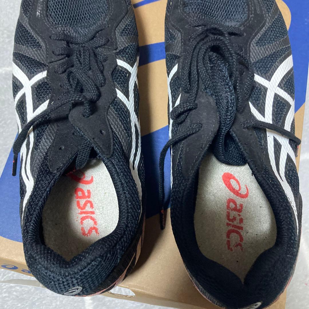 asics TMM468 スパイクシューズ 26.0cm ブラック/オレンジ