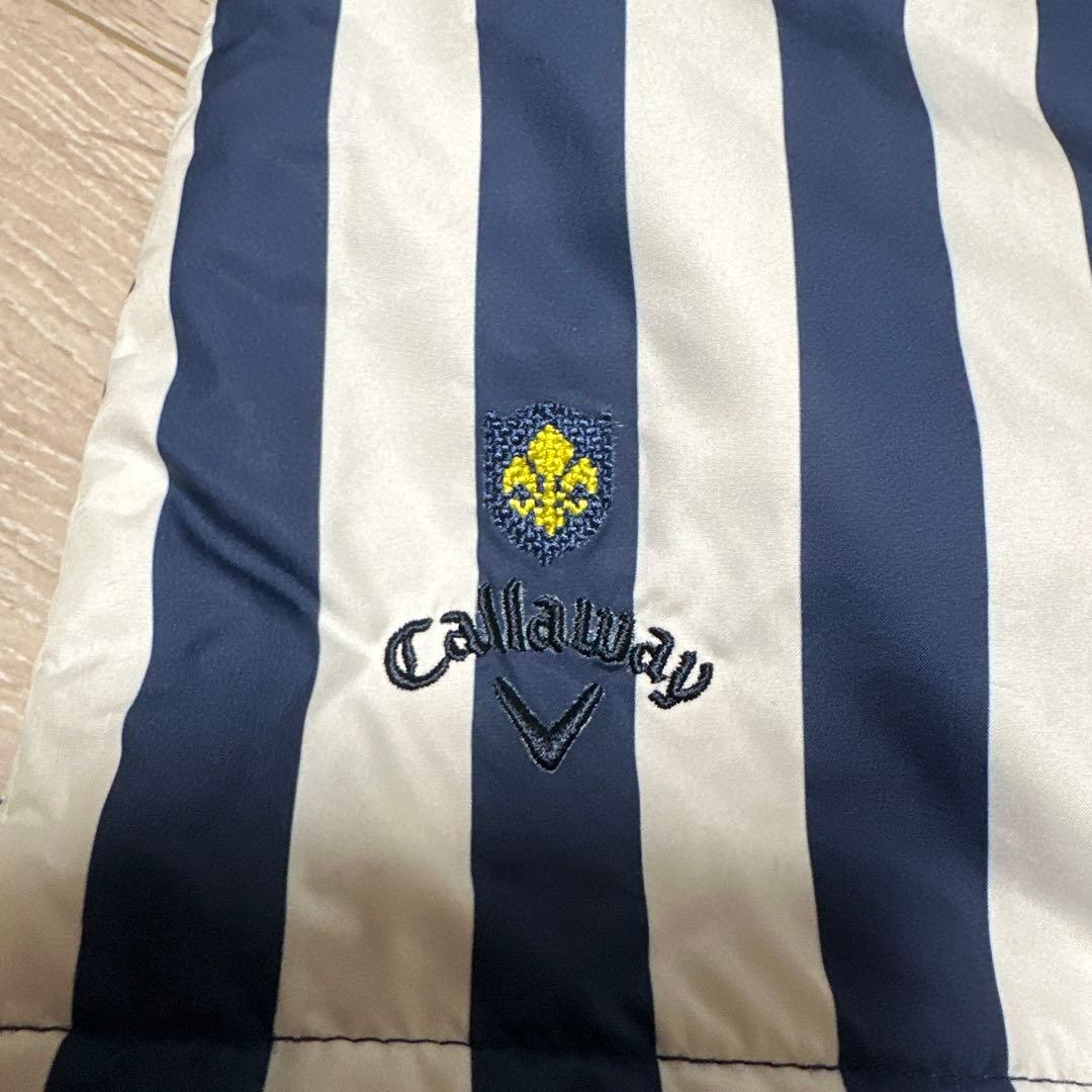 Callaway ゴルフスカート ネイビーとホワイトのストライプ