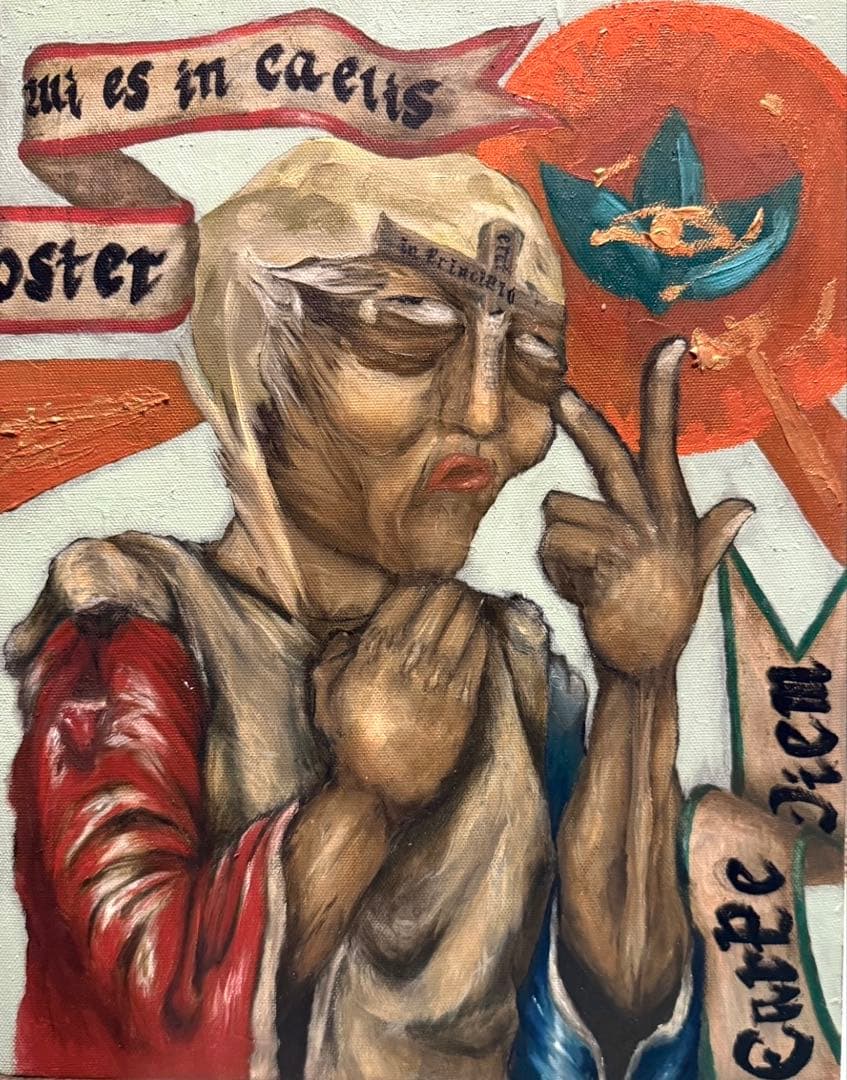 【ハッピーバレンタイン】聖バレンタインの肖像画【油絵】【優良対応心掛】【即日可】