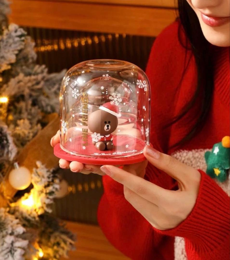 LINE FRIENDS クリスマス　食器セット 5点　限定グッズ 海外正規品