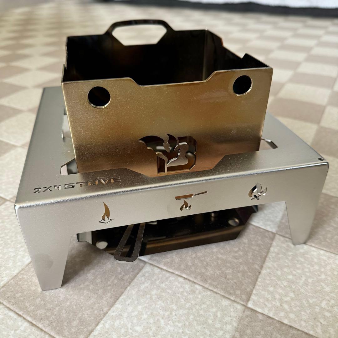 「2X4 STOVE」アウトドアコンロ 吹火台（ふきびだい）