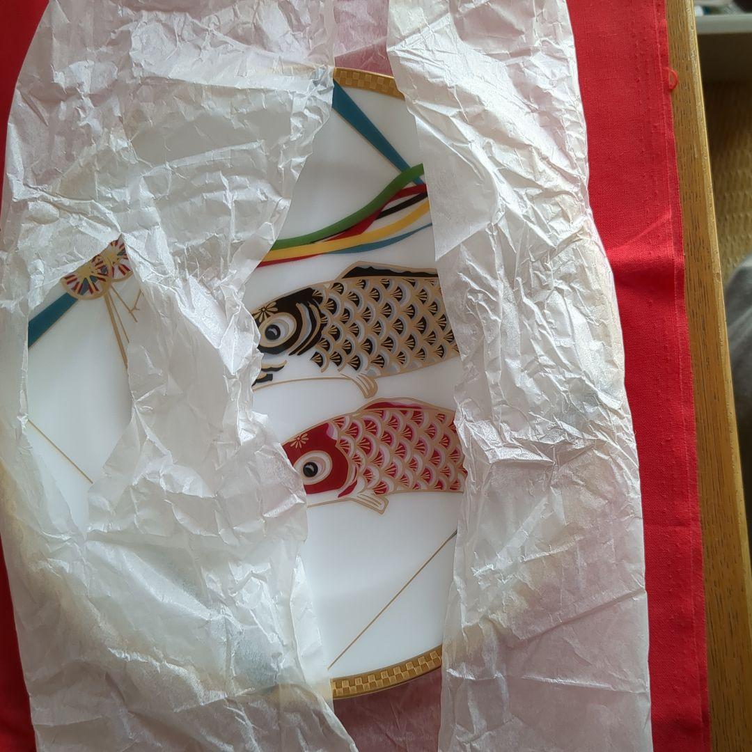 大倉陶園『鯉のぼり』陶器絵皿