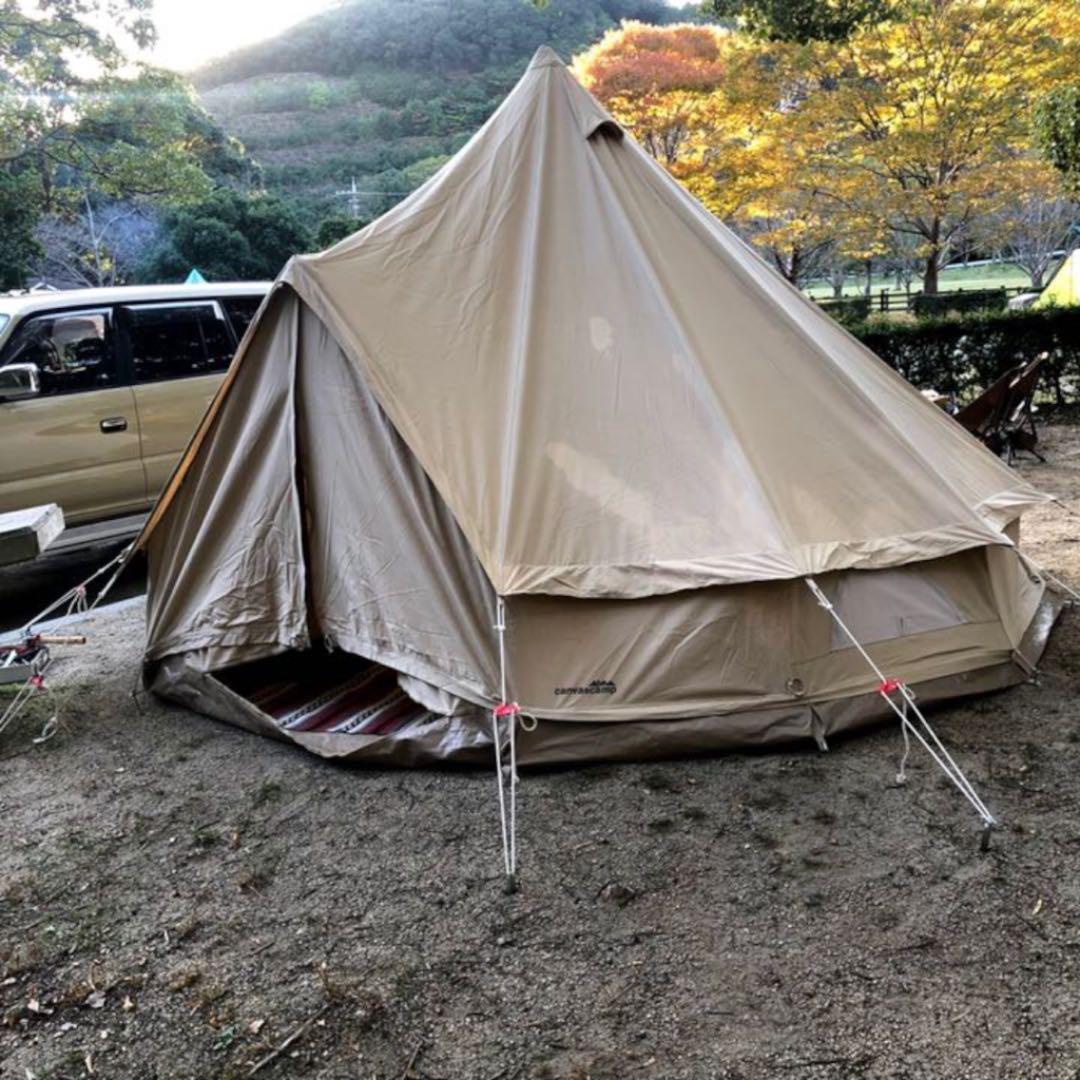 値下げしました！！キャンバスキャンプ プレミアムワンポールテント　グランピング