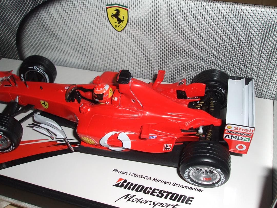フェラーリ　２００３－GA　シューマッハ　BSパッケージ　作業途中品　デカール付
