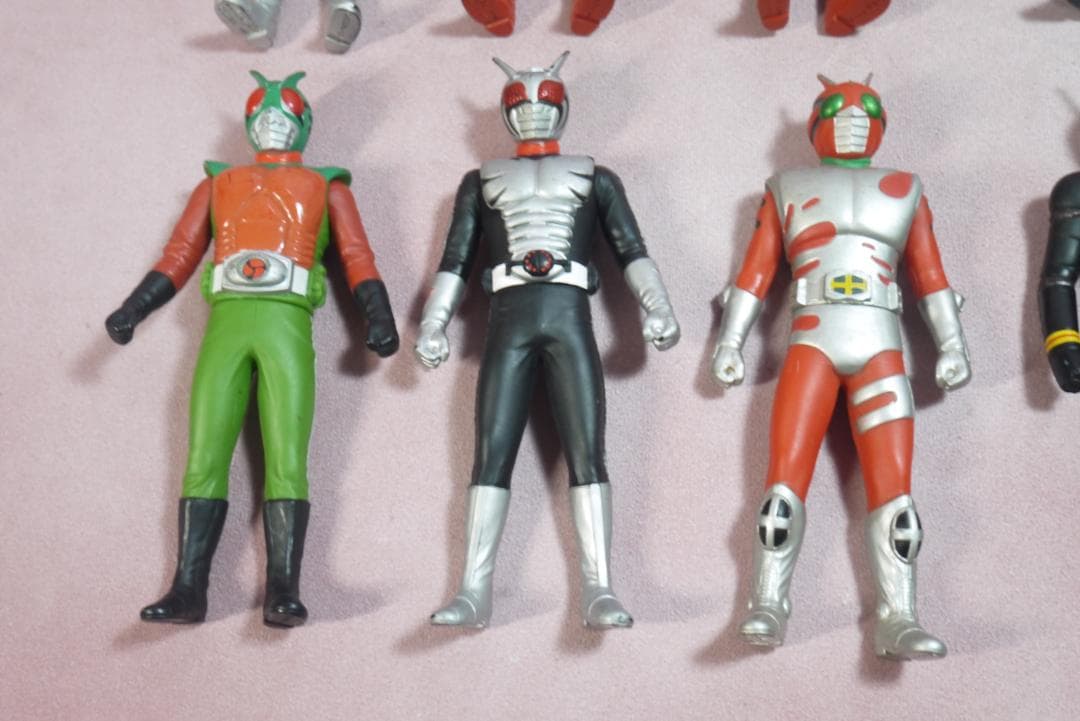 レジェンドライダーシリーズ　昭和シリーズ　ソフビ10体