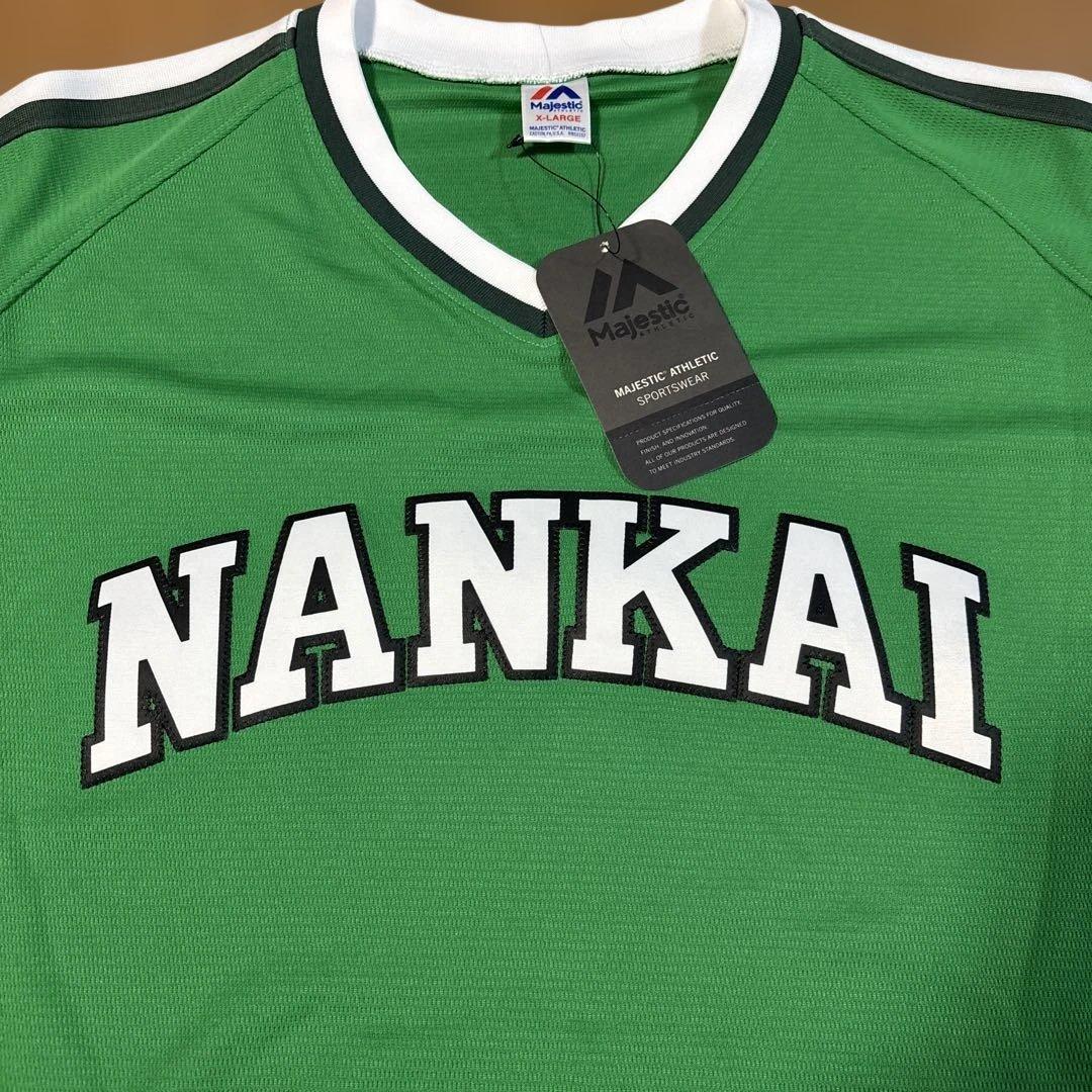 【新品未使用】南海ホークスNANKAI ユニフォーム Majestic XL