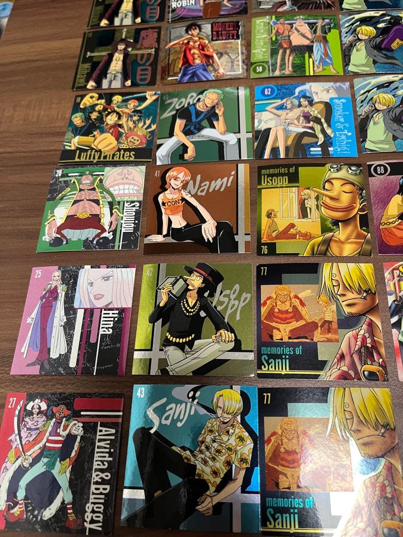 ワンピース ONE PIECE 森永ウエハース　シール