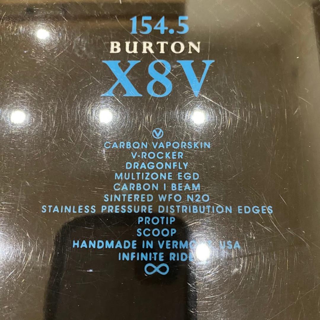 BURTON X8V スノーボード 154.5cm おまけでバインディング付き