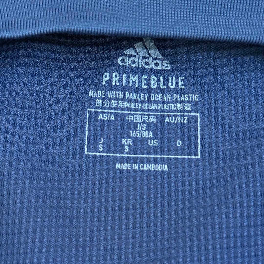 美品 adidas アディダス サッカー トレーニングウェア ジャージ 上下 S
