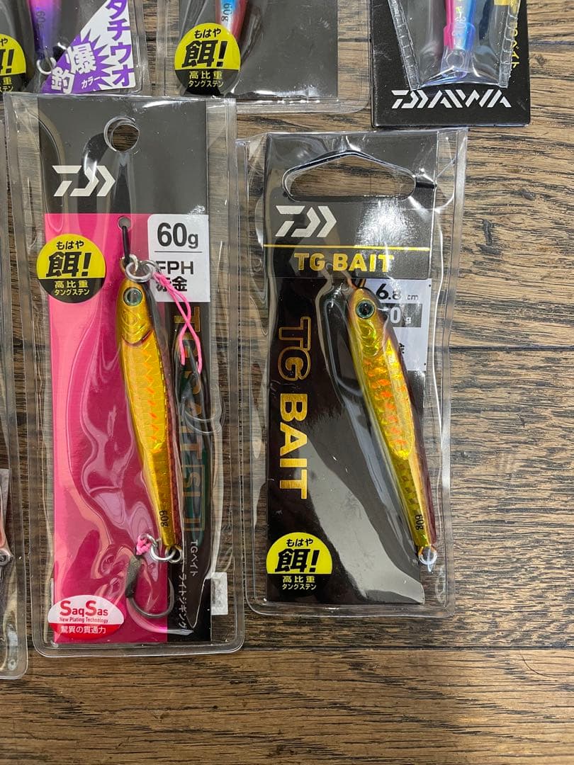 Daiwa tgベイト・Fkジグ　30〜60g