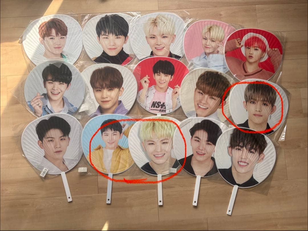 Seventeen うちわ　まとめ売り