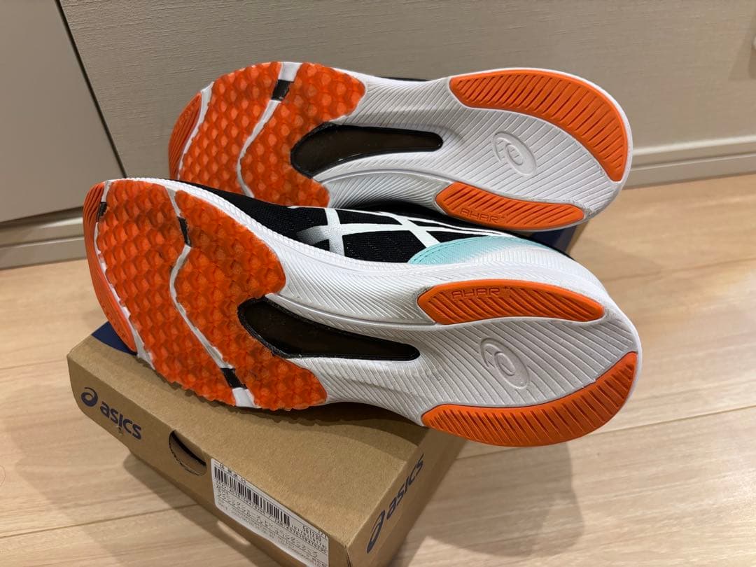 asics TARTHER RP3 28.0cm ブラック/オレンジ