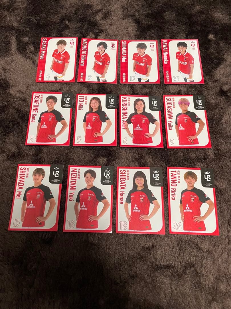 非売品：浦和レッズレディース選手カード21枚セット