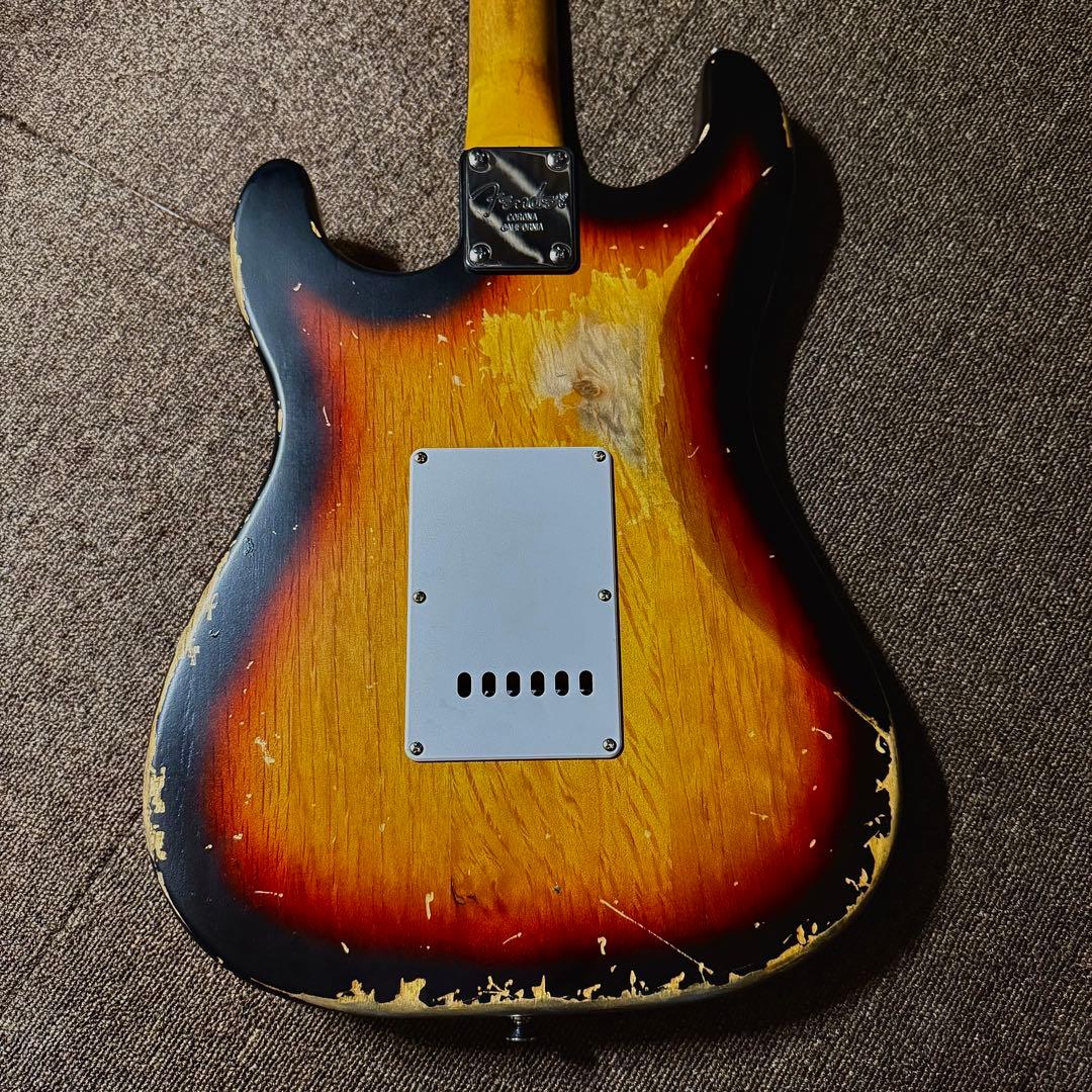 【レプリカ】Stratocaster サンバースト　レリック加工　ストラト