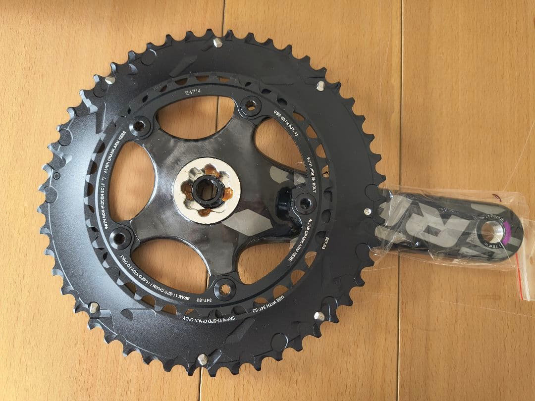 【未使用】SRAM RED22 クランク 170mm 50-34 BB30 箱付