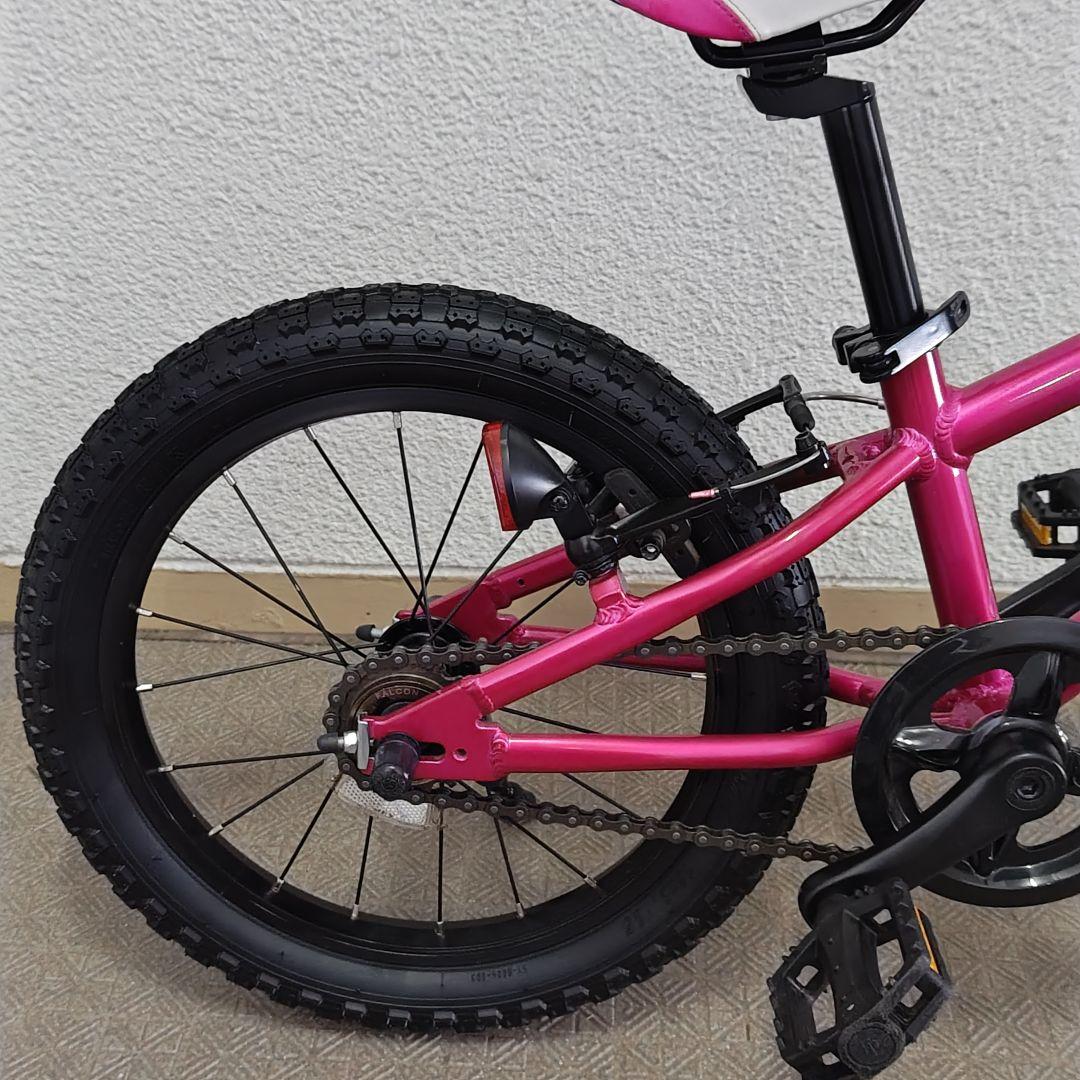 【美品】ヨツバサイクル 16インチ クリスタルピンク