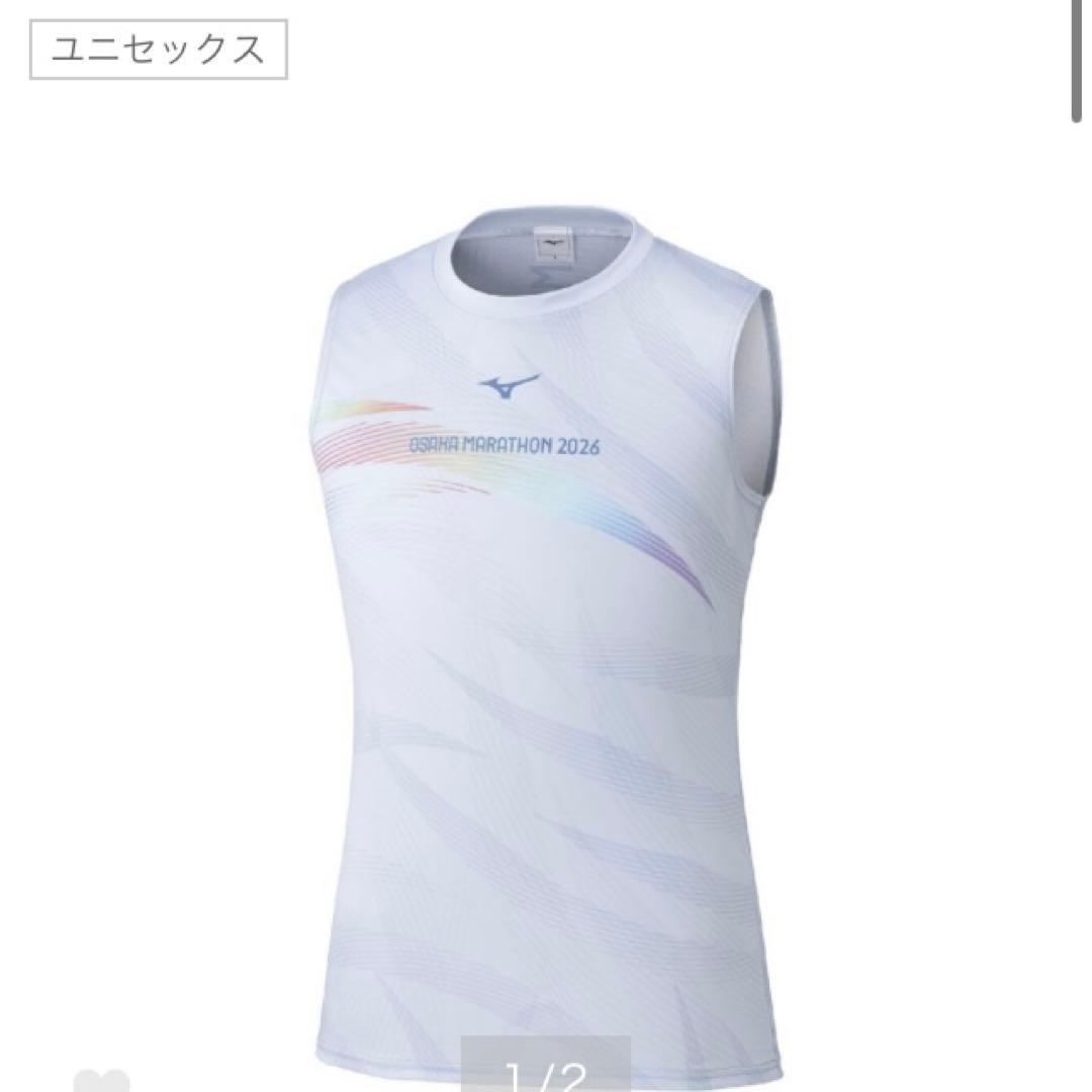 大阪マラソン2026 タンクトップ ノースリーブ ランニング Lサイズ 試着のみ