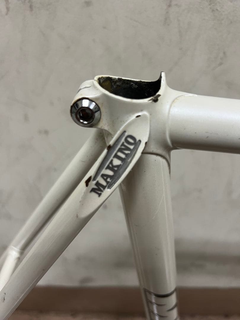 MAKINO ピスト フレーム ホワイト njs 競輪
