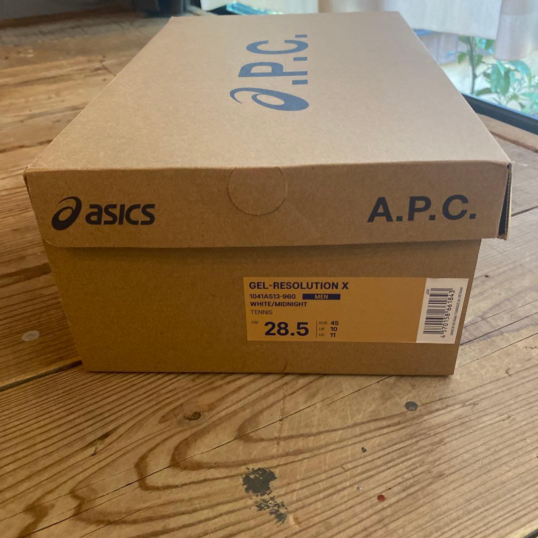 【新品】ASICS× A.P.C. GEL-RESOLUTIONX 28.5cm
