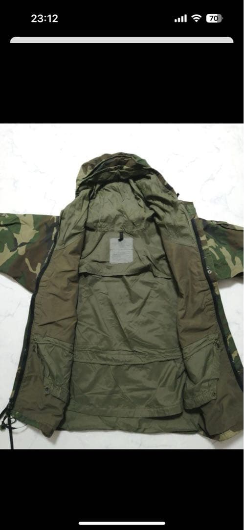 80s USA製 米軍 USARMY 迷彩 ゴアテックス マウンテンパーカー M