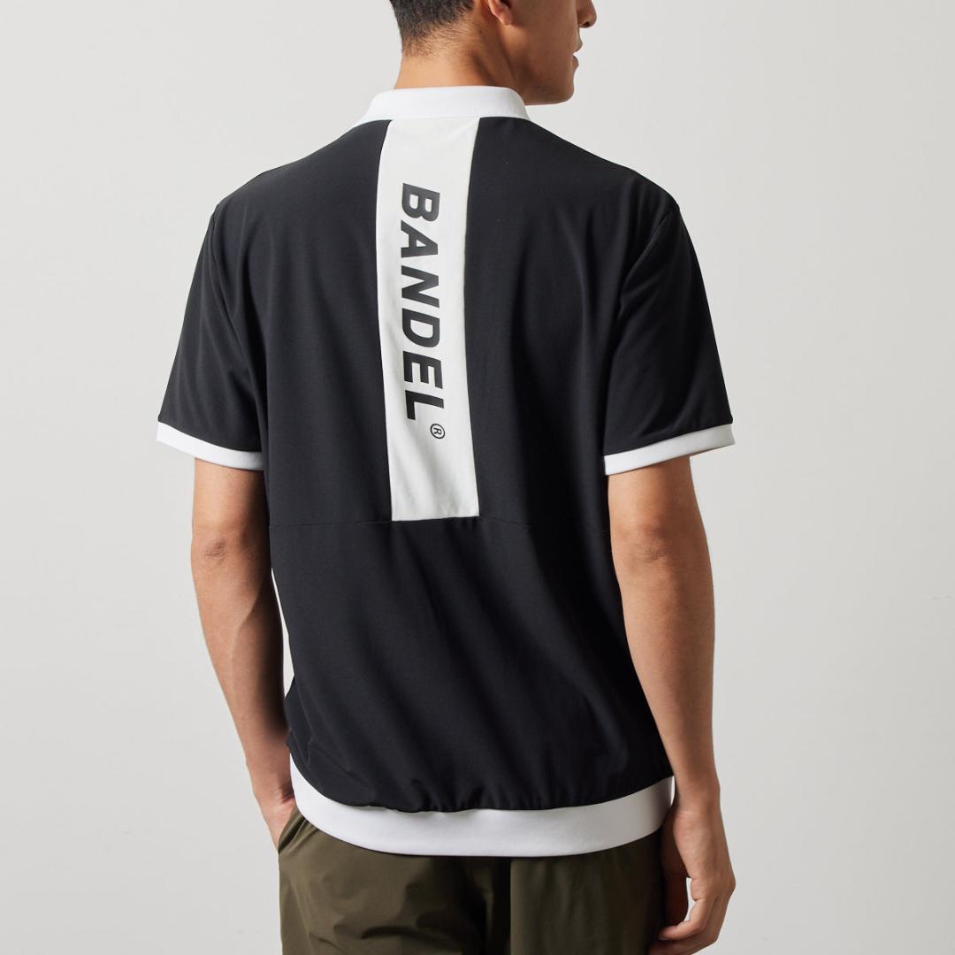 バンデルBANDEL golfゴルフLサイズ/ブラック黒Tシャツ半袖ポロシャツ
