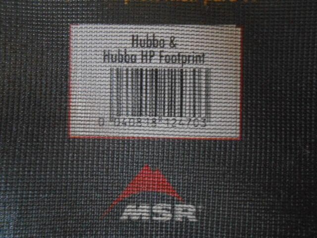 希少,入手困難！★MSRハバ＆ハバHP専用フットプリント★新品