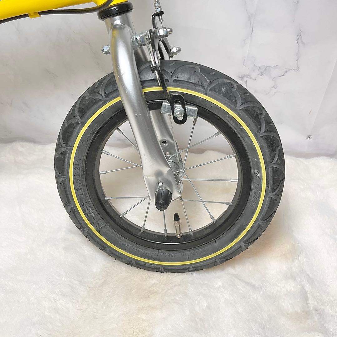 【美品】へんしんバイク 12インチ イエロー　バランスバイク　人気カラー
