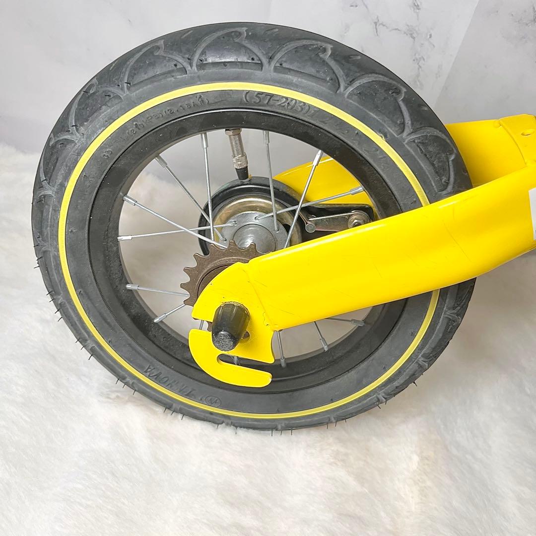 【美品】へんしんバイク 12インチ イエロー　バランスバイク　人気カラー