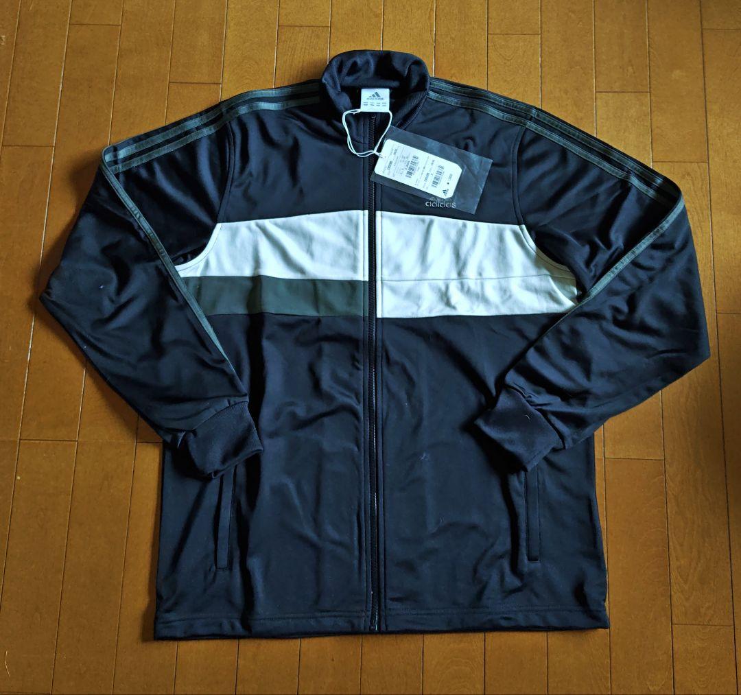 adidas ジャージ上下セット ブラック/ホワイト